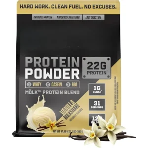 Fuel Mölk Whey Protein Powder 22g Protein - Low Sugar Monk Fruit Blend - Muscle Recovery & Growth, Packaging May Vary (31