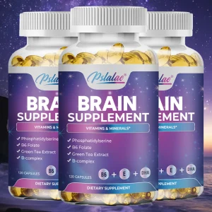 Brain Supplement -holps with  Memory, Focus, Clarity, Energy Brain fat-120 Capsules