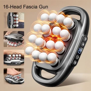16-Head Fascia Gun High-Frequency Vibration Body Muscle masajeador
