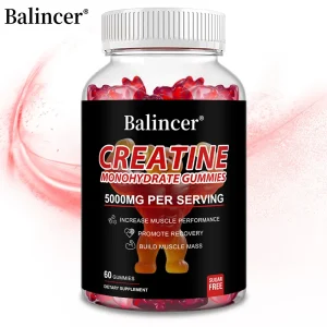 Creatine Gummies - Pre/post Workout, Fitness, Strength, Muscle Building Provide Energy Supplements