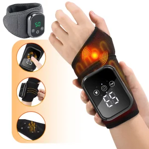 Electric Heating Wrist Brace Protector Wrap Vibration pain Relief